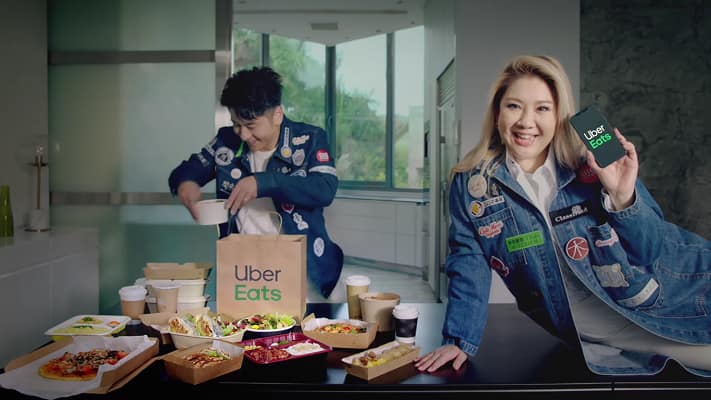 Uber Eats Tonight I'll be Eating Campaign Hong Kong 1