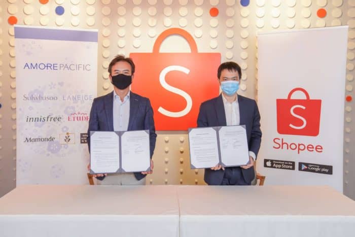 Amorepacific inks MOU with Shopee