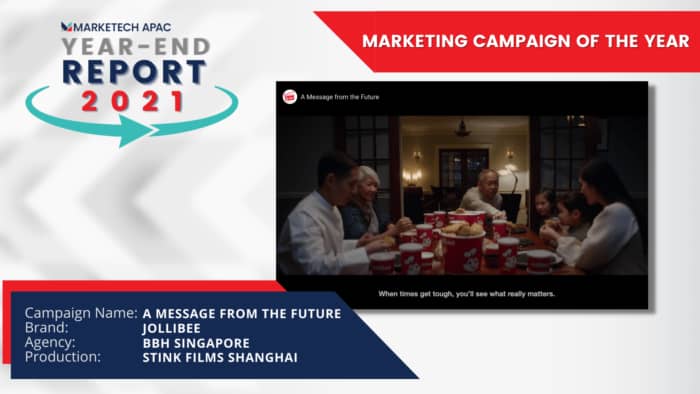 Marketing Campaign of The Year: Jollibee’s ‘A Message From The Future’