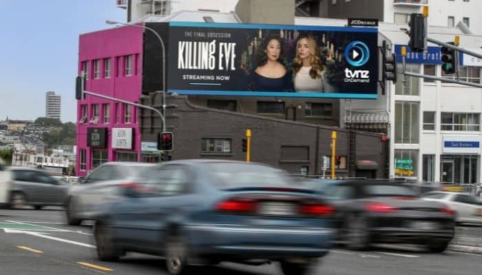 JCDecaux NZ runs first digital roadside programmatic campaign with TVNZ