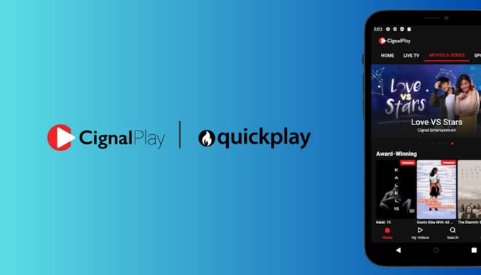 Cignal TV taps Quickplay for video streaming service expansion, sports app launch