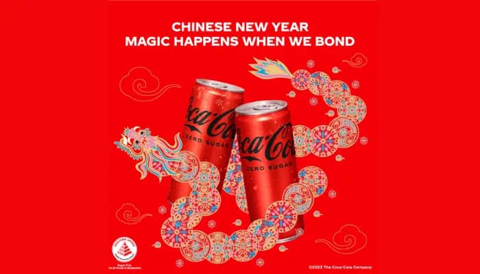 Coca-cola welcomes the Chinese New Year with latest campaign featuring a fiery yet timely redesign