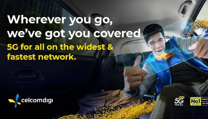 See CelcomDigi’s logo whenever you book a Grab in latest campaign with OMD Malaysia