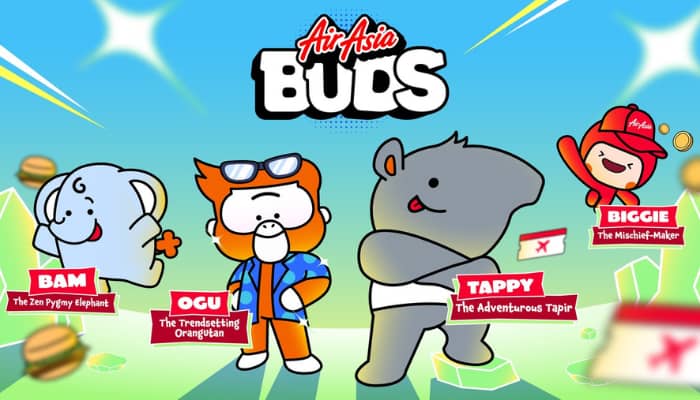 AirAsia brand co. join forces with Moonbug, MiraiLab to promote AirAsia Buds