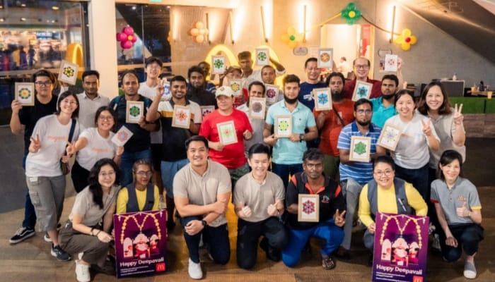 McDonald’s Singapore, Migrant & Me teams up to help migrant workers recover in Deepavali celebration
