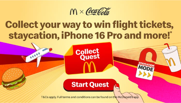 McDonald’s SG rewards customers through ‘Collect Quest’ app campaign leveraging first-party data