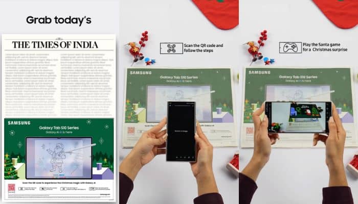 samsung-cheil-india-AR-christmas-campaign