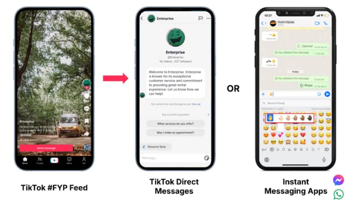 TikTok rolls out messaging ads in Asia-Pacific