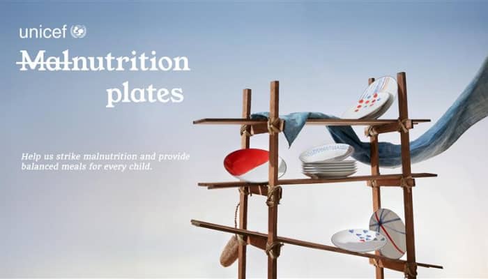 UNICEF promotes nutrition programs in latest campaign using Minh Long's ‘Malnutrition Plates’